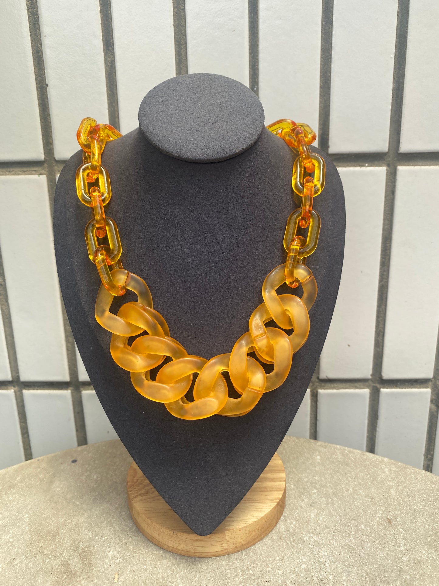 Infinite Colors Sarah Necklace -  Marigold Matte Gloss