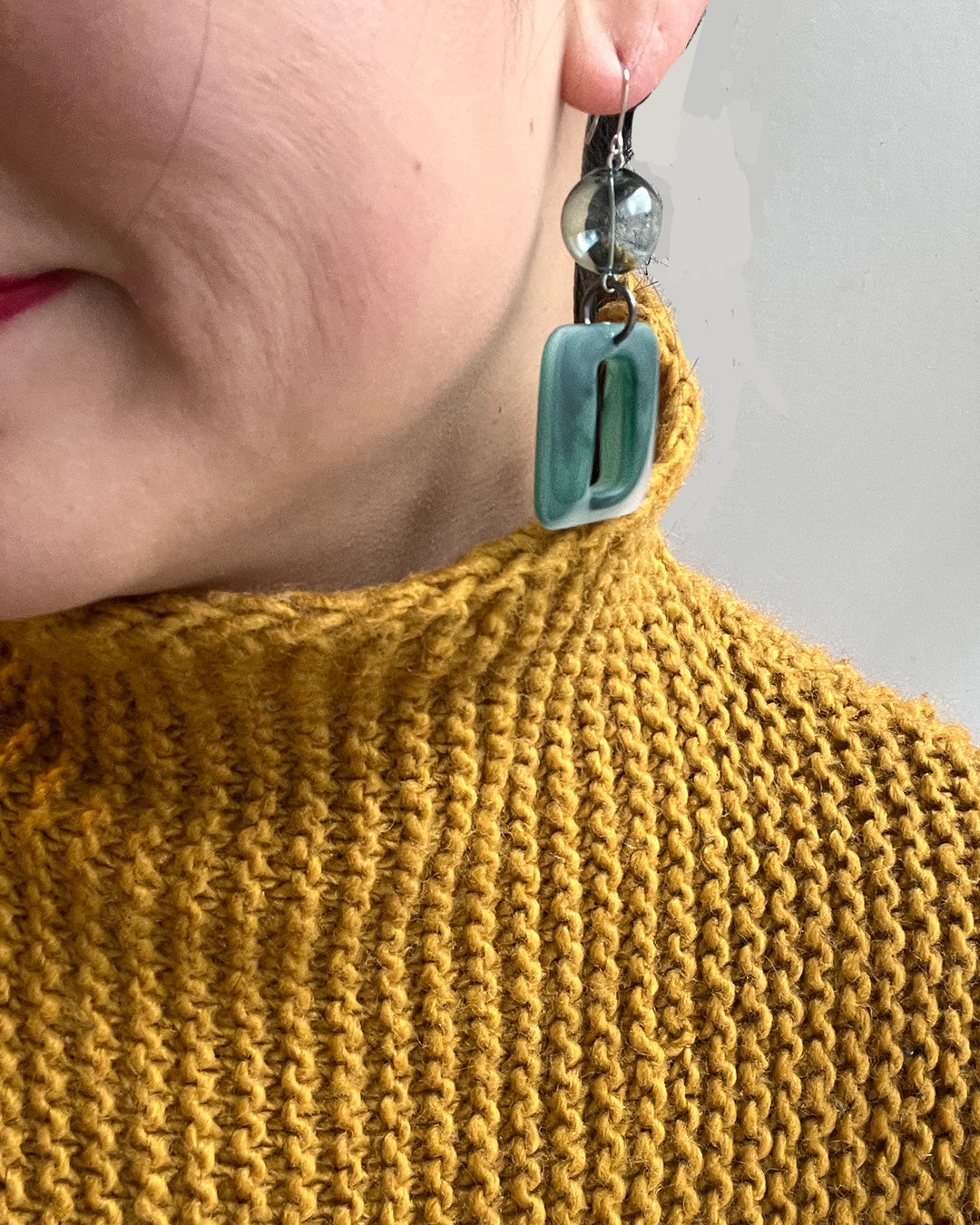 Baubles - Mami Earrings in Jade Green