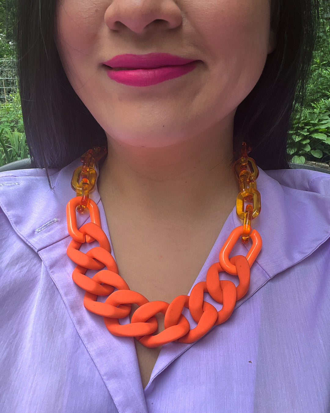 Infinite Colors Necklace - Orange