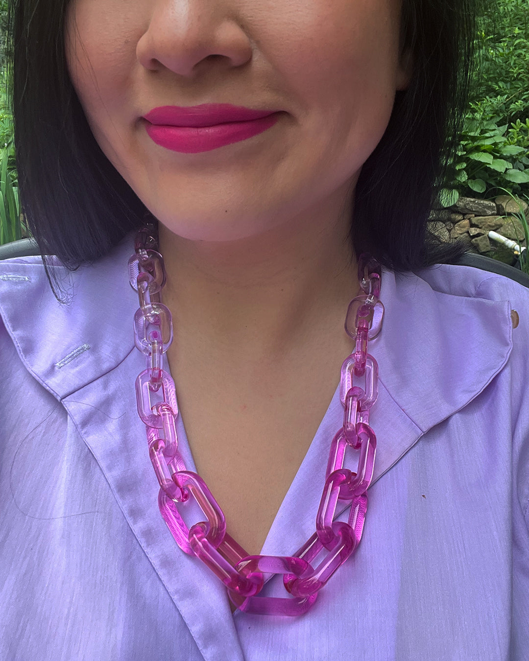 Infinite Colors Erika Necklace - Pink Gradient