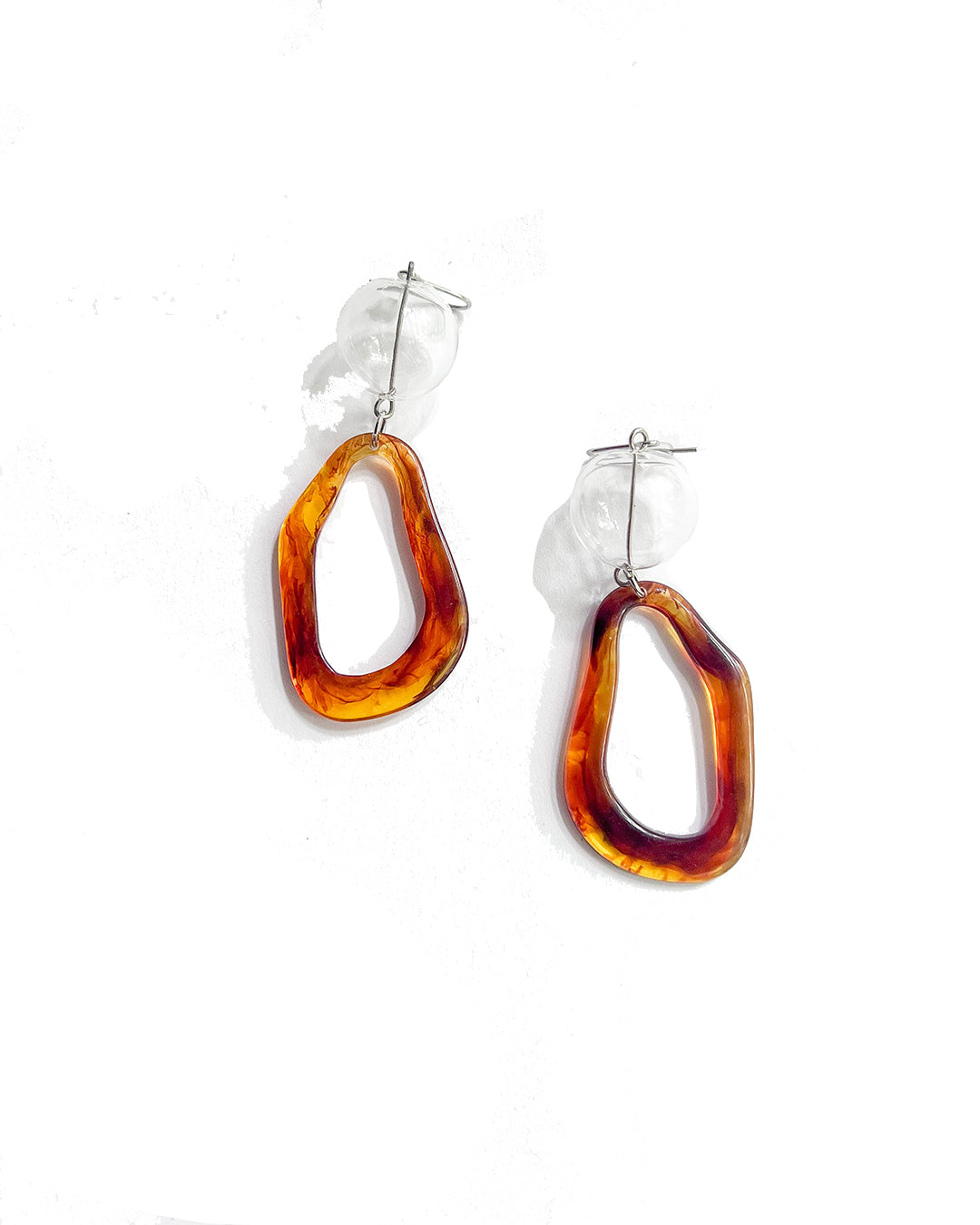 Baubles - Cheryl Earrings in Tortoise Shell | cukimber designs