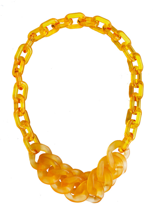 Infinite Colors Sarah Necklace -  Marigold Matte Gloss