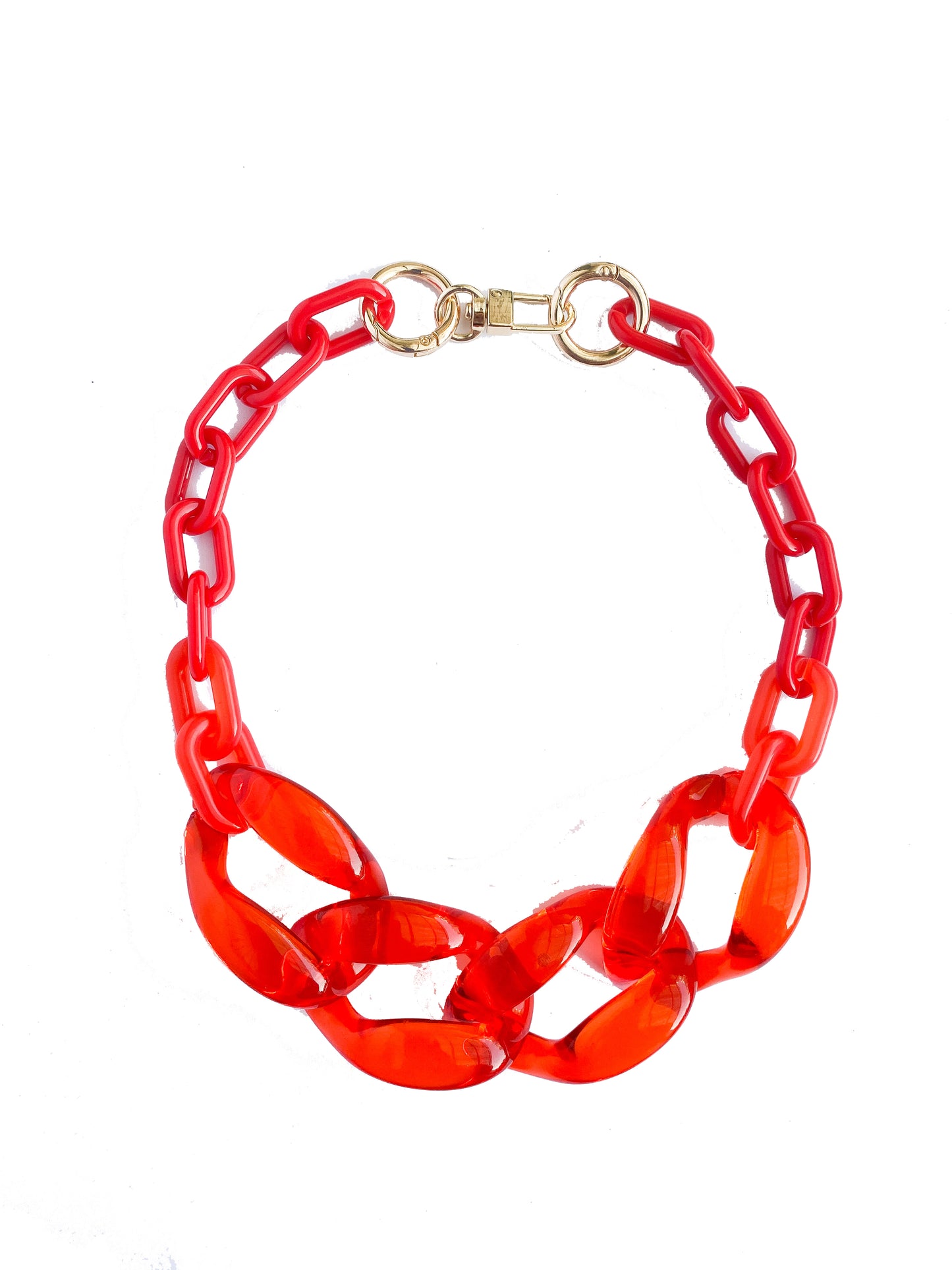 Infinite Colors Necklace - Opaque Red