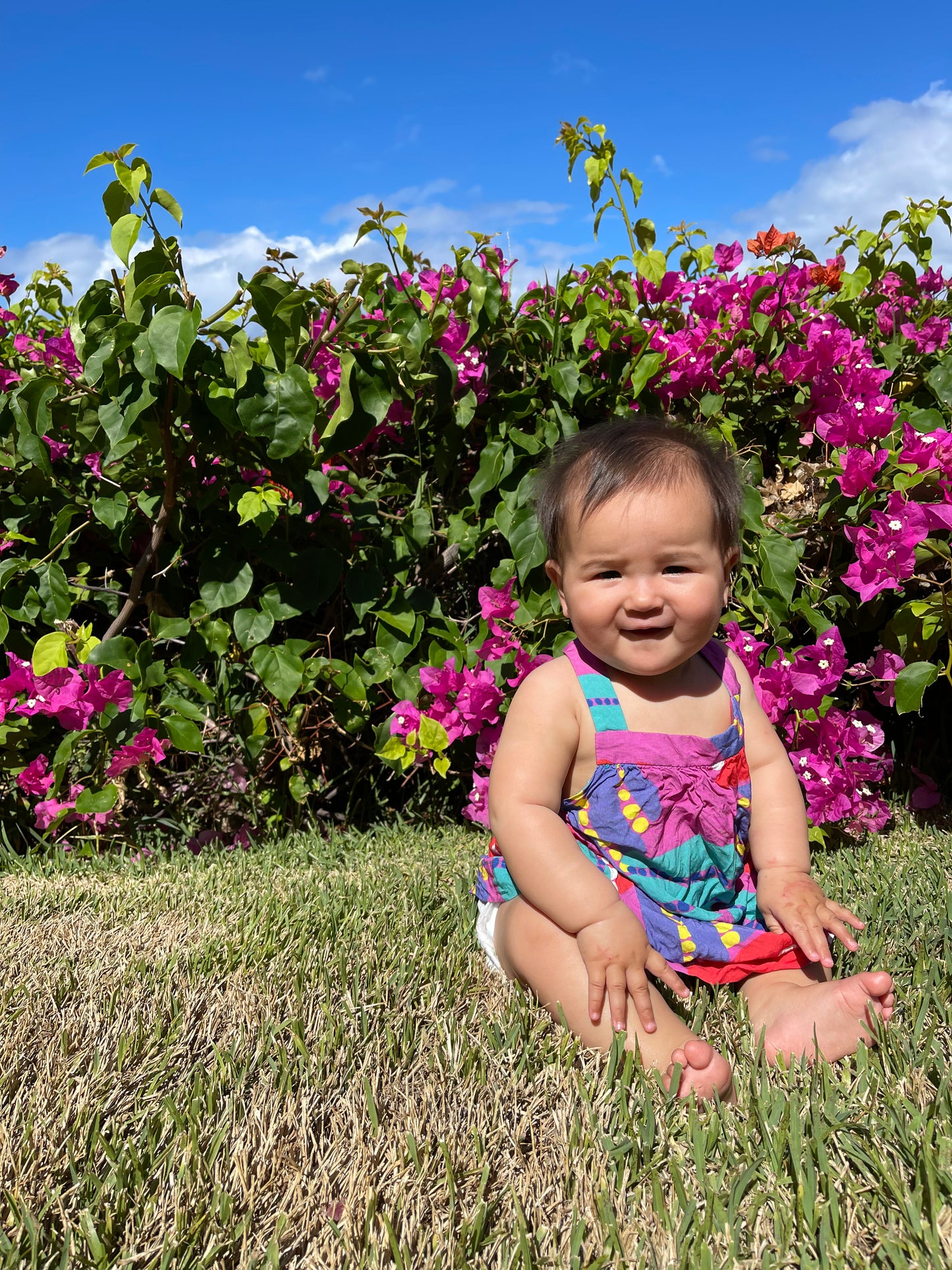 Pink Anemone Baby Dress | cukimber designs