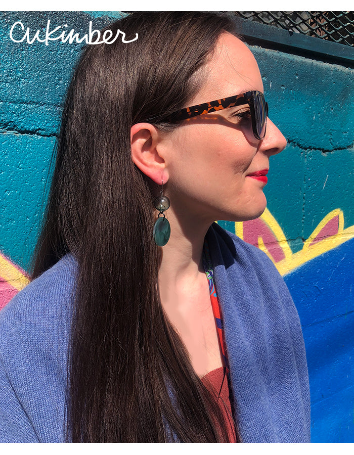 Baubles - Estrella Earrings in Jade | cukimber designs