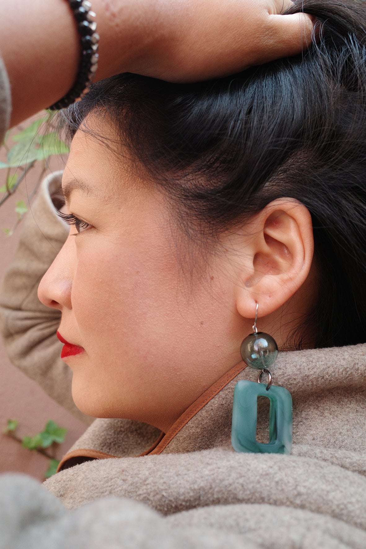 Baubles - Mami Earrings in Jade Green