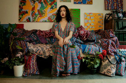 Ladders Wrap Dress | cukimber designs