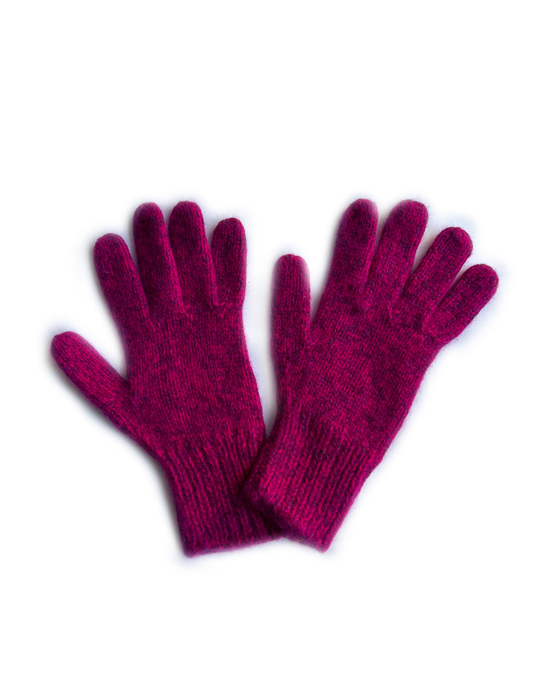 Magenta Maroon Blend Cashmere Gloves | cukimber designs