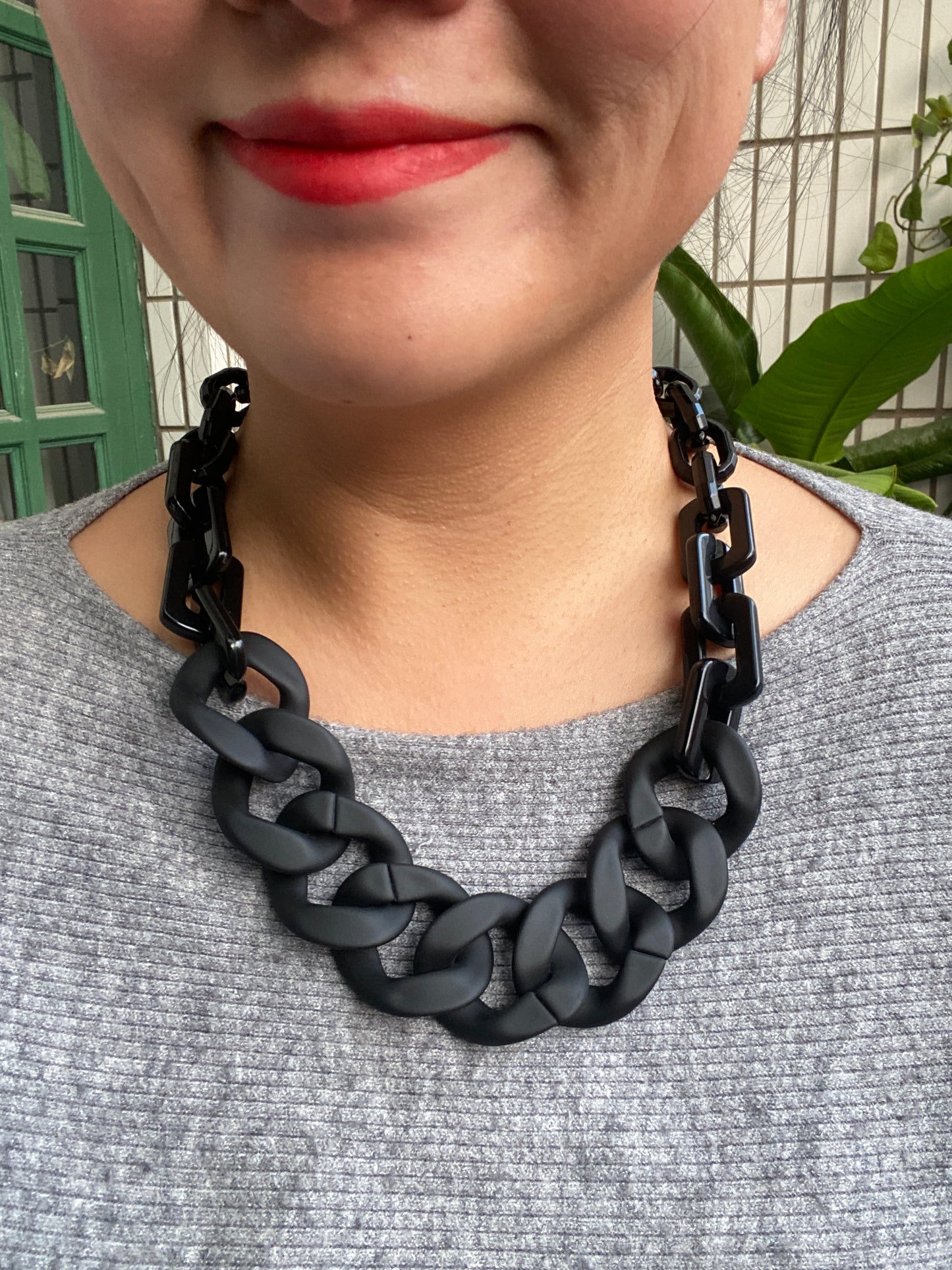 Infinite Colors Black Matte Necklace  | cukimber designs