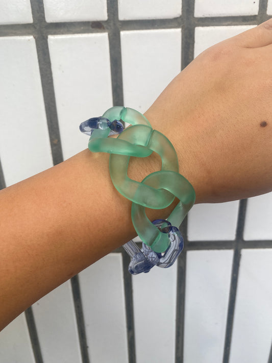 INFINITE COLORS Bracelet - Teal & Blue Gray | cukimber designs