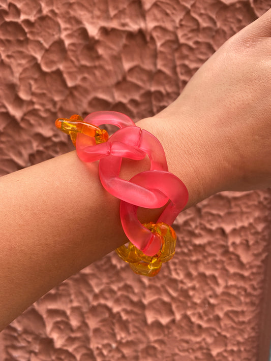 INFINITE COLORS Bracelet - Magenta & Marigold | cukimber designs