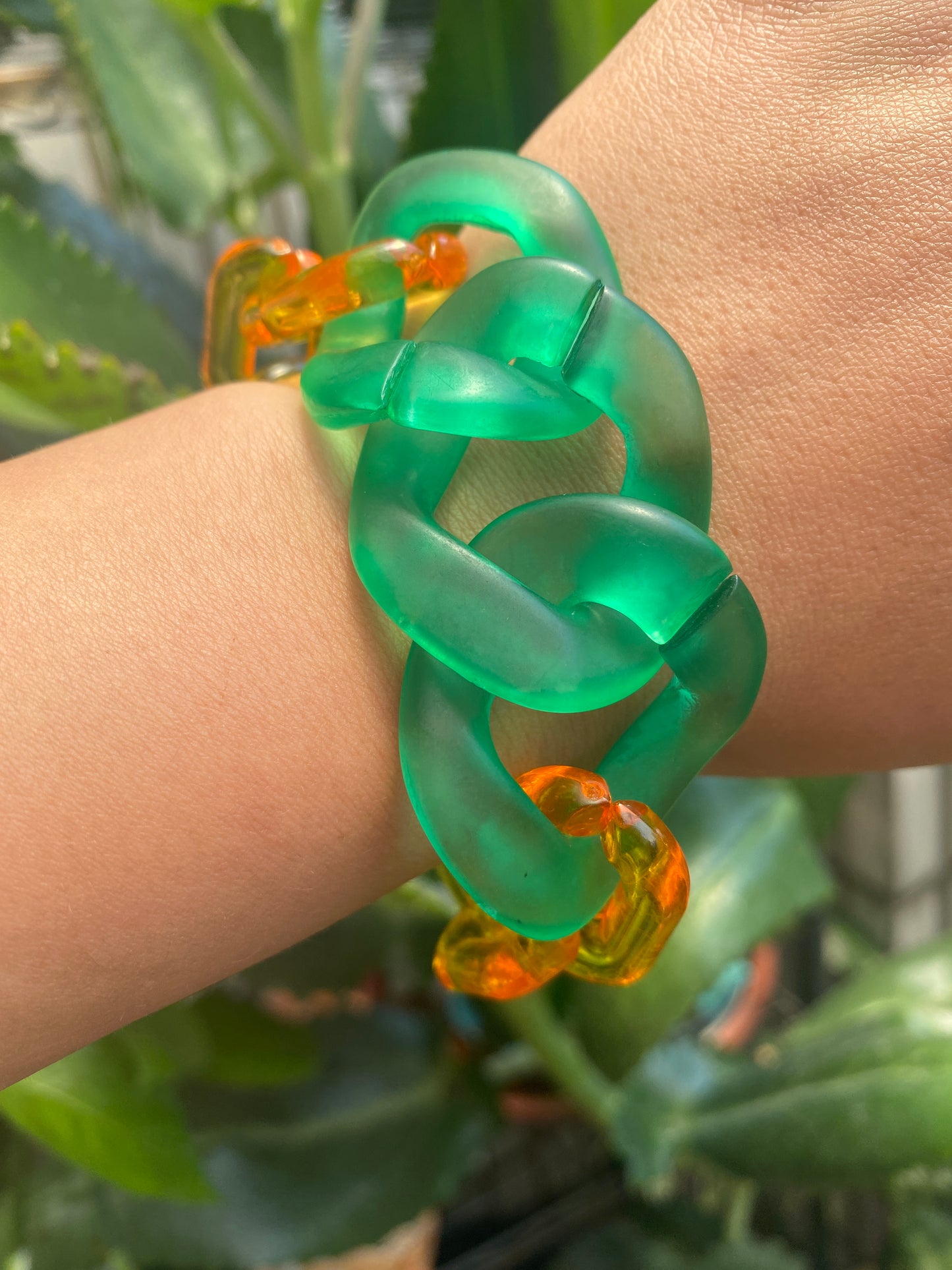 INFINITE COLORS Bracelet - Jade Green & Marigold | cukimber designs