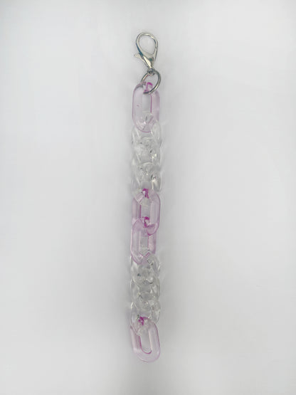INFINITE COLORS Thin Bracelet - Clear & Purple