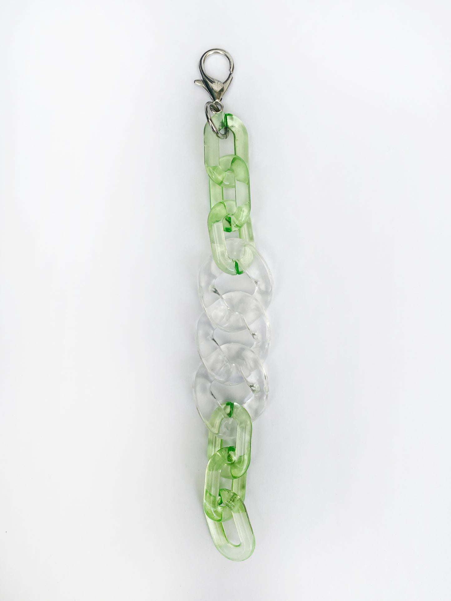 INFINITE COLORS Bracelet - Clear & Lime Green | cukimber designs