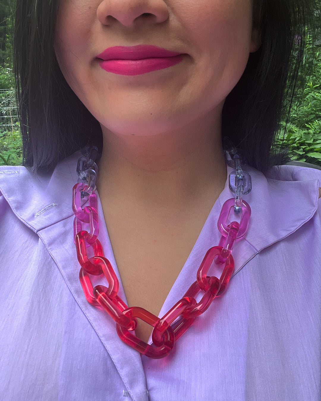 Infinite Colors Erika Necklace - Red Gradient