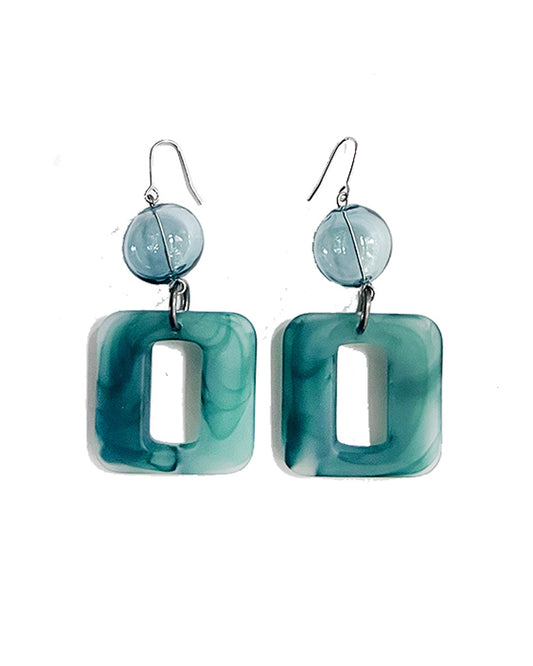 Baubles - Mami Earrings in Jade Green