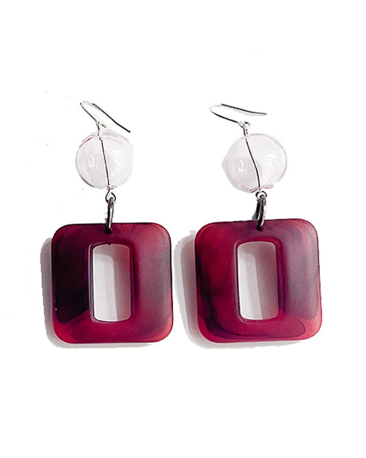 Baubles - Mami Earrings in Ruby Red