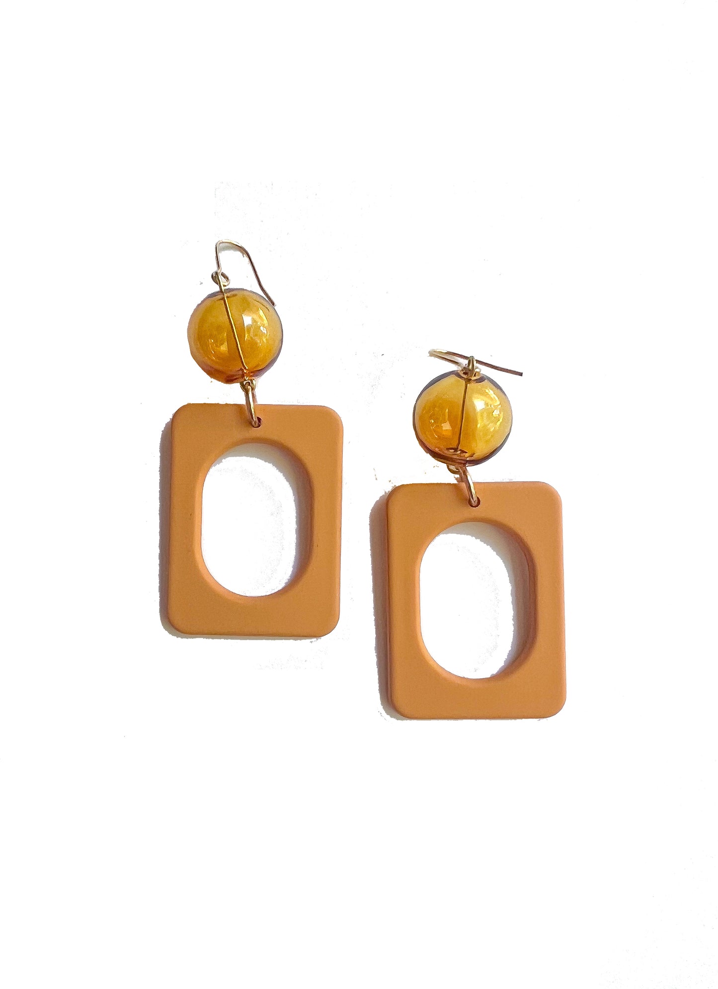 Baubles - Unicorn Orange Earrings | cukimber designs