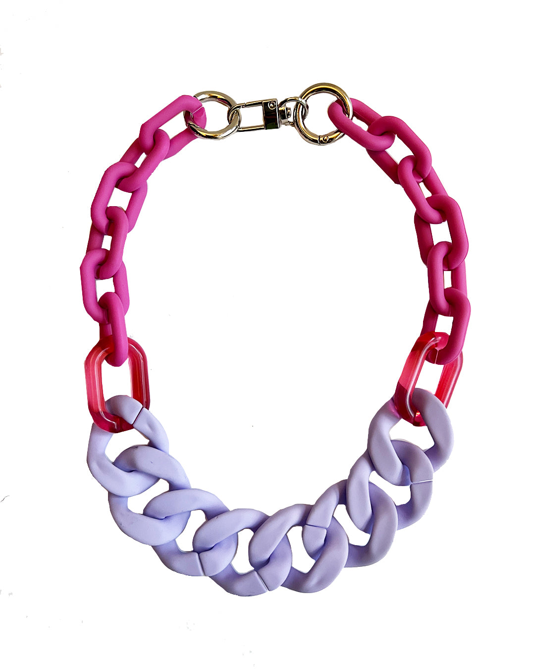 Infinite Colors Kerry Necklace - Matte Purple Pink