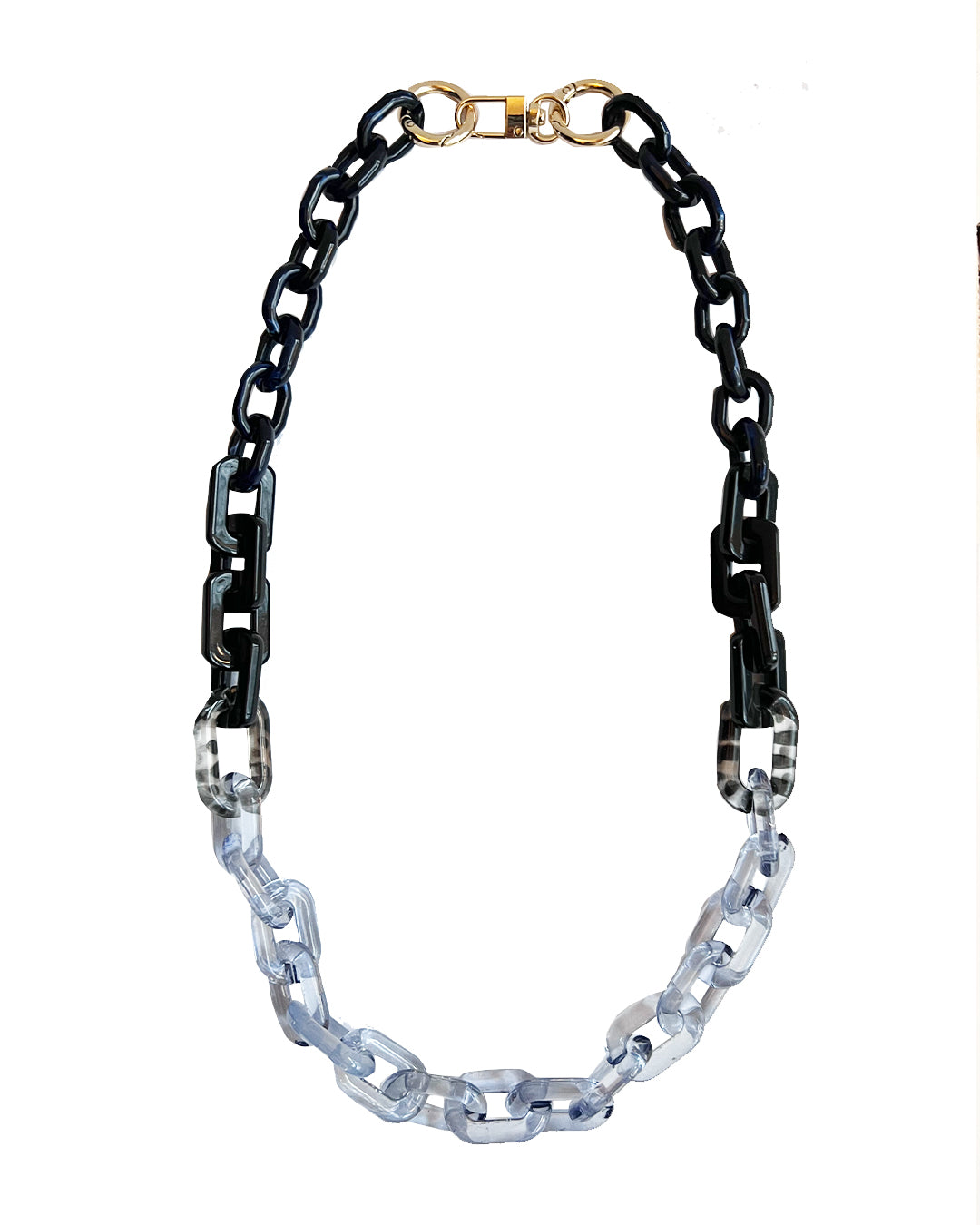 Infinite Colors Tracy Necklace - Gray Blue Navy