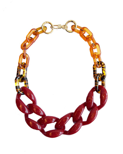 Infinite Colors Necklace - Big Red