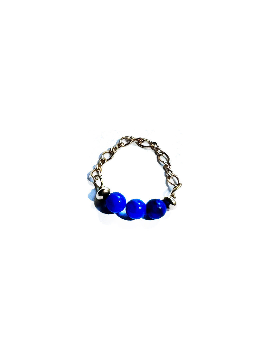Semifine Lapis Lazuli Chain Ring | cukimber designs