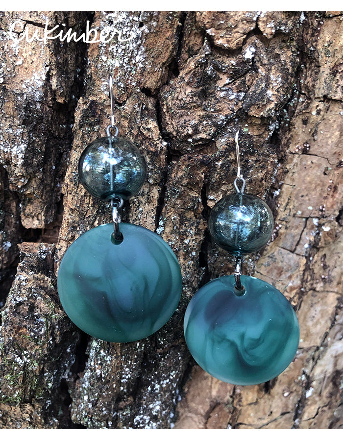 Baubles - Estrella Earrings in Jade  | cukimber designs
