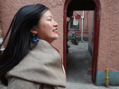 Baubles - Mami Earrings in Navy Blue