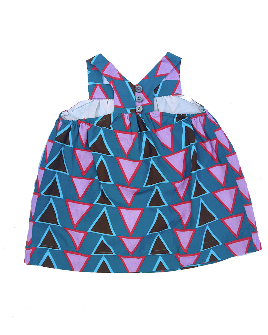 Stacked Triangles Baby Dress | cukimber designs